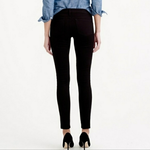 J. Crew Black Ankle Toothpick Jeans Size 27 Skinny Fitted Neutral Classic EUC - Picture 7 of 10
